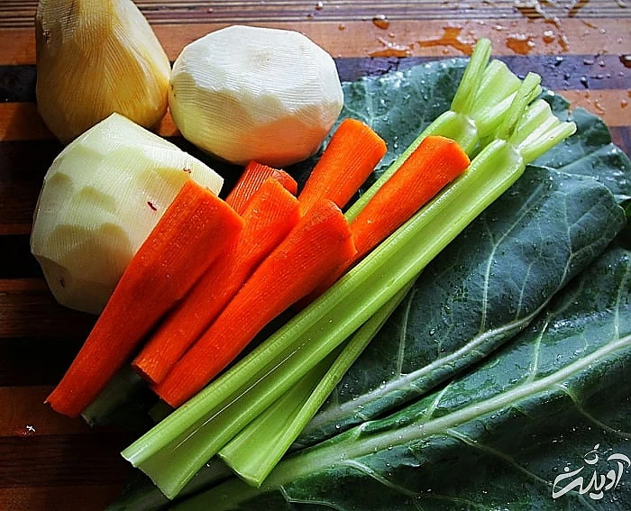 افزایش حجم غذا مواد غذایی